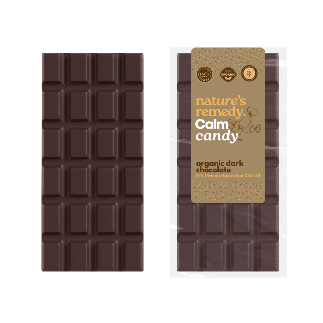Australian made Organic Chocolate with Organic Australian CBD Oil - Dark Chocolate